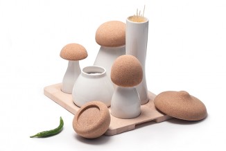 Albe Kitchen Containers Set Looks Like a Bunch of Mushrooms