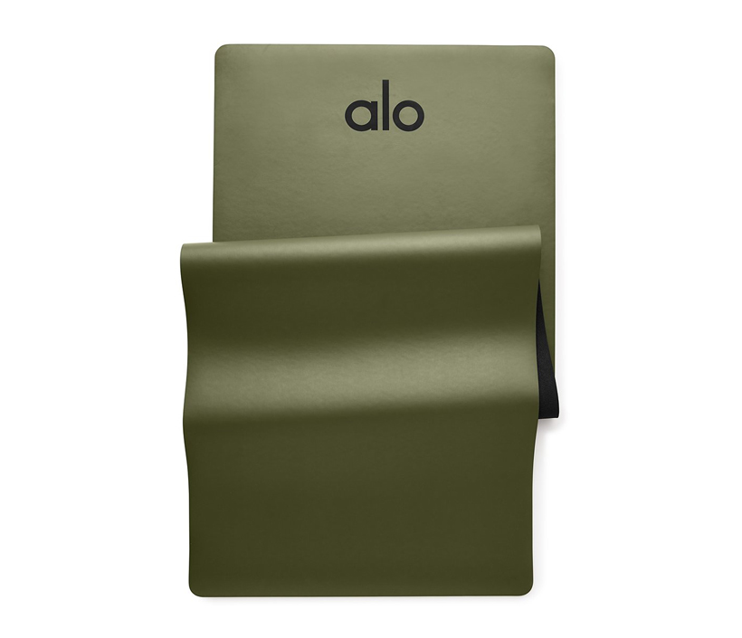 Alo Warrior Yoga Mat Features Non-Slip Top Surface and Great Grip from Its Bottom Rubber
