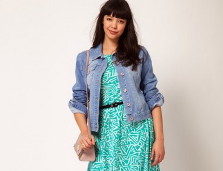 ASOS CURVE Exclusive Denim Jacket for Plus-Size Women