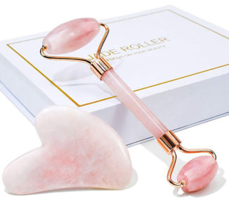 Jade Roller and Gua Sha Massager Removes Fine Lines and Wrinkles from Your Face