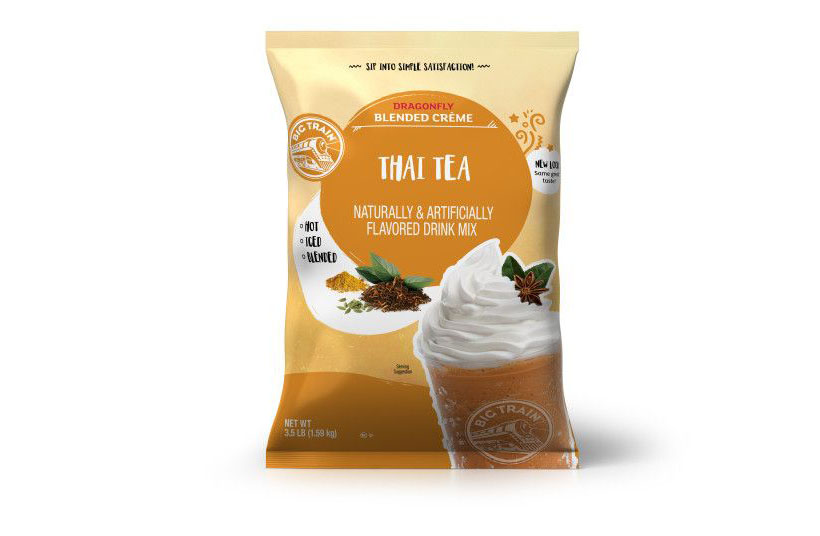 Create New Holiday Drink with Big Train Dragonfly Thai Tea Blended Crème Beverage Mix!