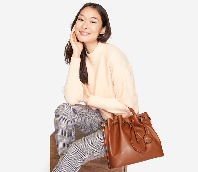 Fall Bag Trend - Cole Haan Grand Ambition Bucket Bag Is Effortlessly Elegant
