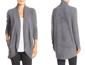 Barefoot Dreams CozyChic Lite Circle Cardigan – Extremely Soft Long Cardigan to Keep You Warm