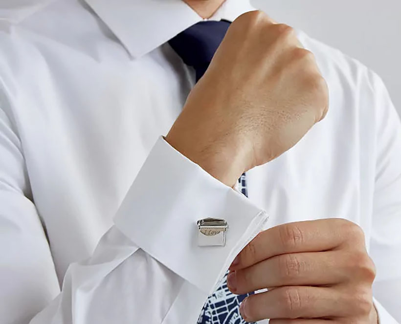 Custom Love Letter Cufflinks to Remind Him that You Love Him