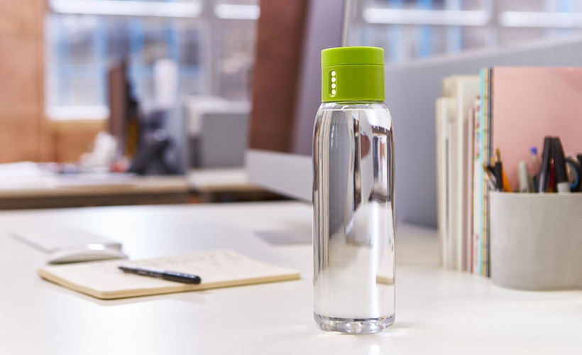 JosephJoseph Dot Water Bottle with Hydration Counting Lid