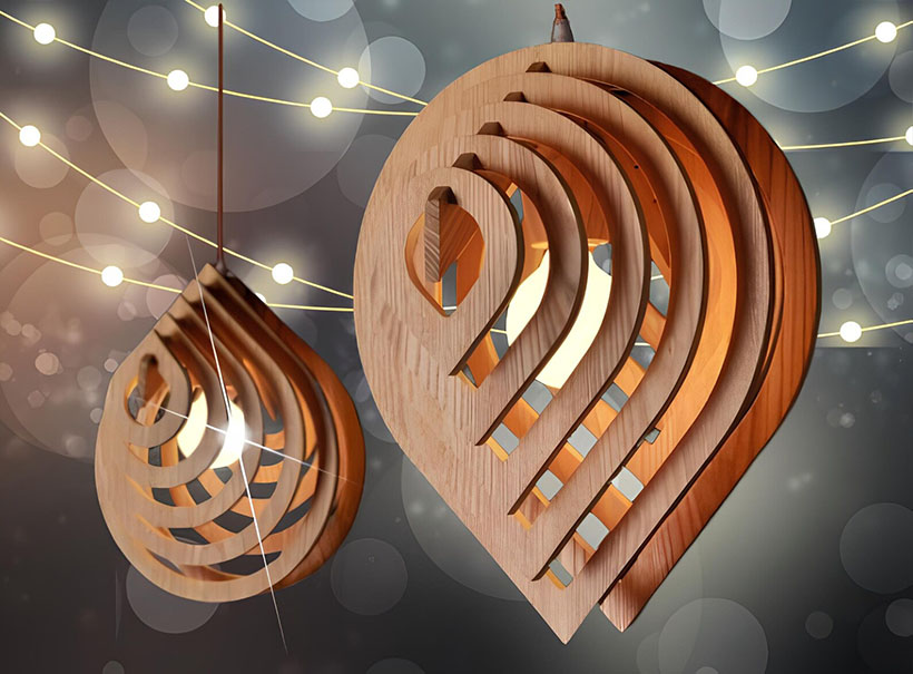 Drop Shaped Chandelier Lamp