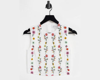 ASOS Floral Embroidered Sleeveless Top for Summer