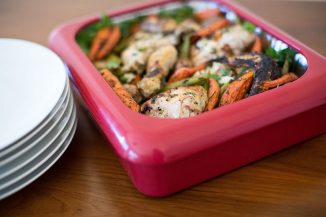 FANCY PANZ : Gorgeous Portable Casserole Serveware to Hide Ugly Foil Pan