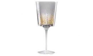 Elegant Fitz and Floyd Gold Luster White Wine Glass to Impress Your Guests