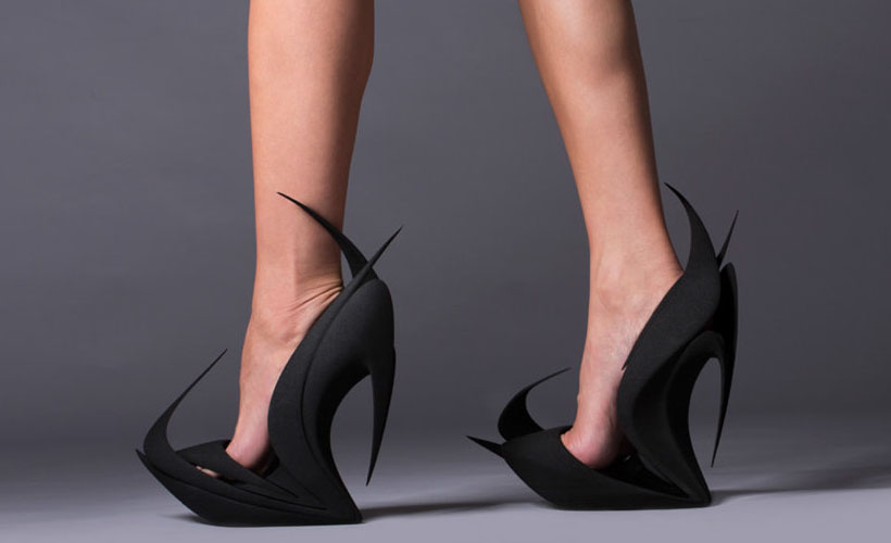 Limited Edition Flame Shoes by Zaha Hadid