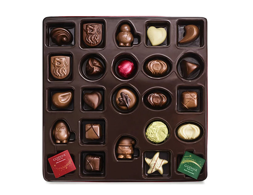 Godiva 2020 Holiday Luxury Chocolate Advent Calendar - Every Piece is Unique