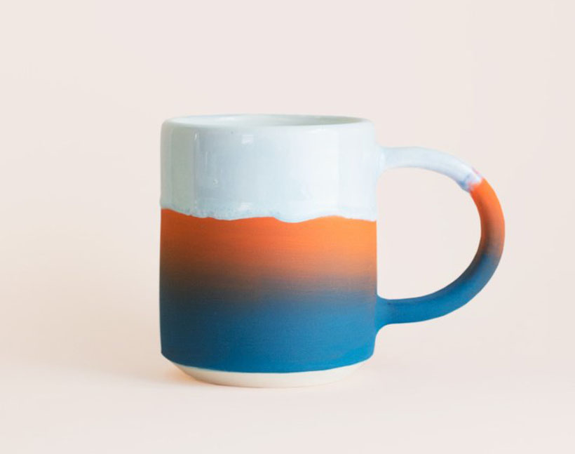 Gorgeous Slush 16oz Mug Reminds You of Sunset at Blue Ocean by Willowvane