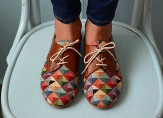 Stylish Handmade Oxford Multicolored Leather Shoes