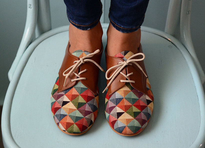 Stylish Handmade Oxford Multicolored 