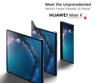Stylish Huawei Mate X Foldable Phone is Next Generation of Smartphones