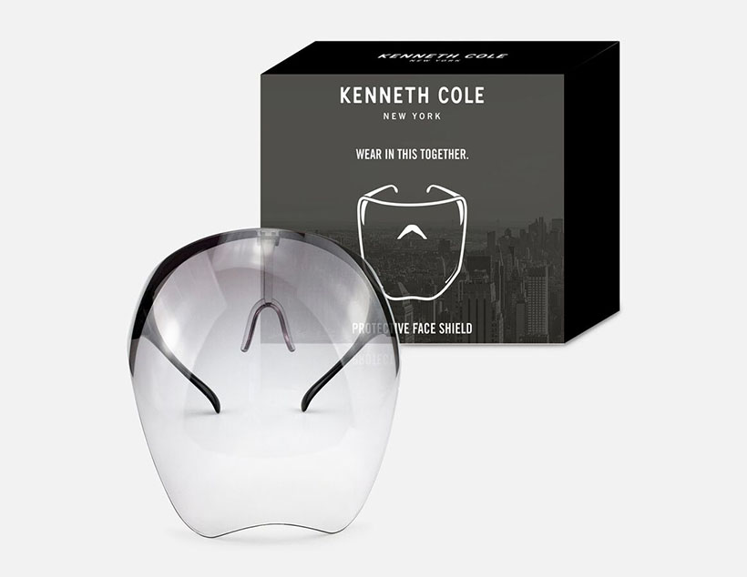 Kenneth Cole Protective Curved Face Shield Offers Protection and Style