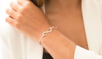 Merci Maman Personalised Infinity Bracelet is Handmade in London