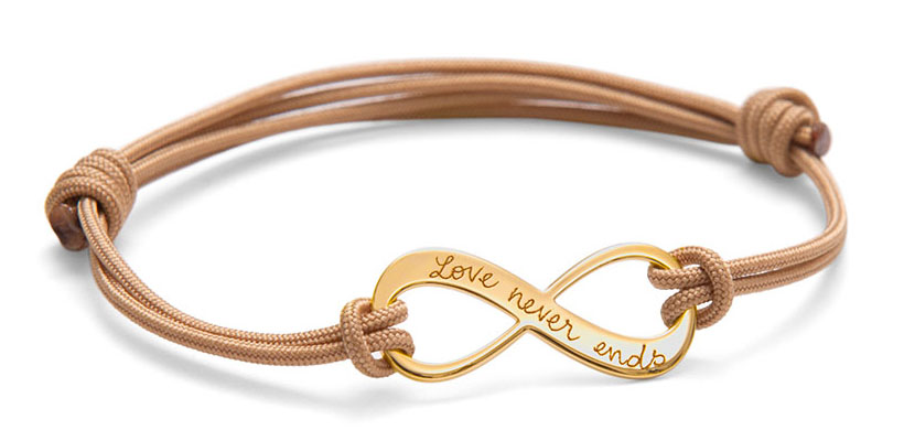 Merci Maman Personalised Infinity Bracelet