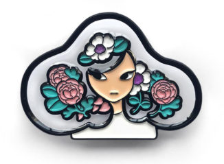 Meyoco – Beautiful Transparent Bloom Pin to Complement Your Fashion of The Day