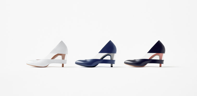 Nendo Skirt Shoes for Seibu Department Store