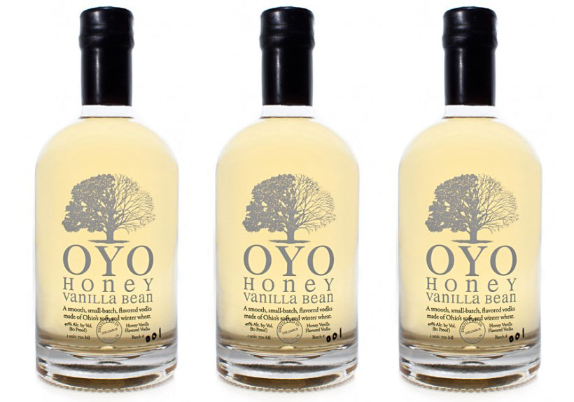 OYO Honey Vanilla Bean Vodka by Middle West Spirits