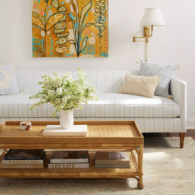 South Seas Rattan Coffee Table Adds Natural Warmth and Elegance In Your Space