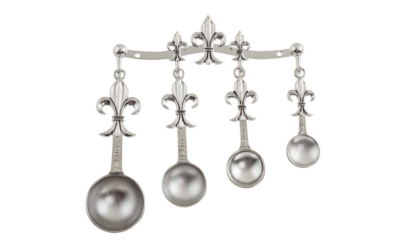 Thirstystone Fleur de Lis 4 Piece Measuring Spoon Set