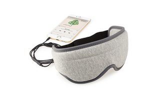 Tune Out Musical Sleep Mask  is Thick Enough to Block Light and Lulls You to Sleep