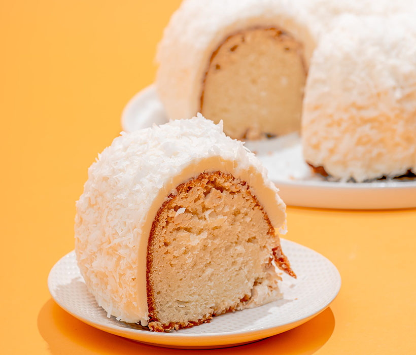 White Chocolate Coconut Bundt Cake